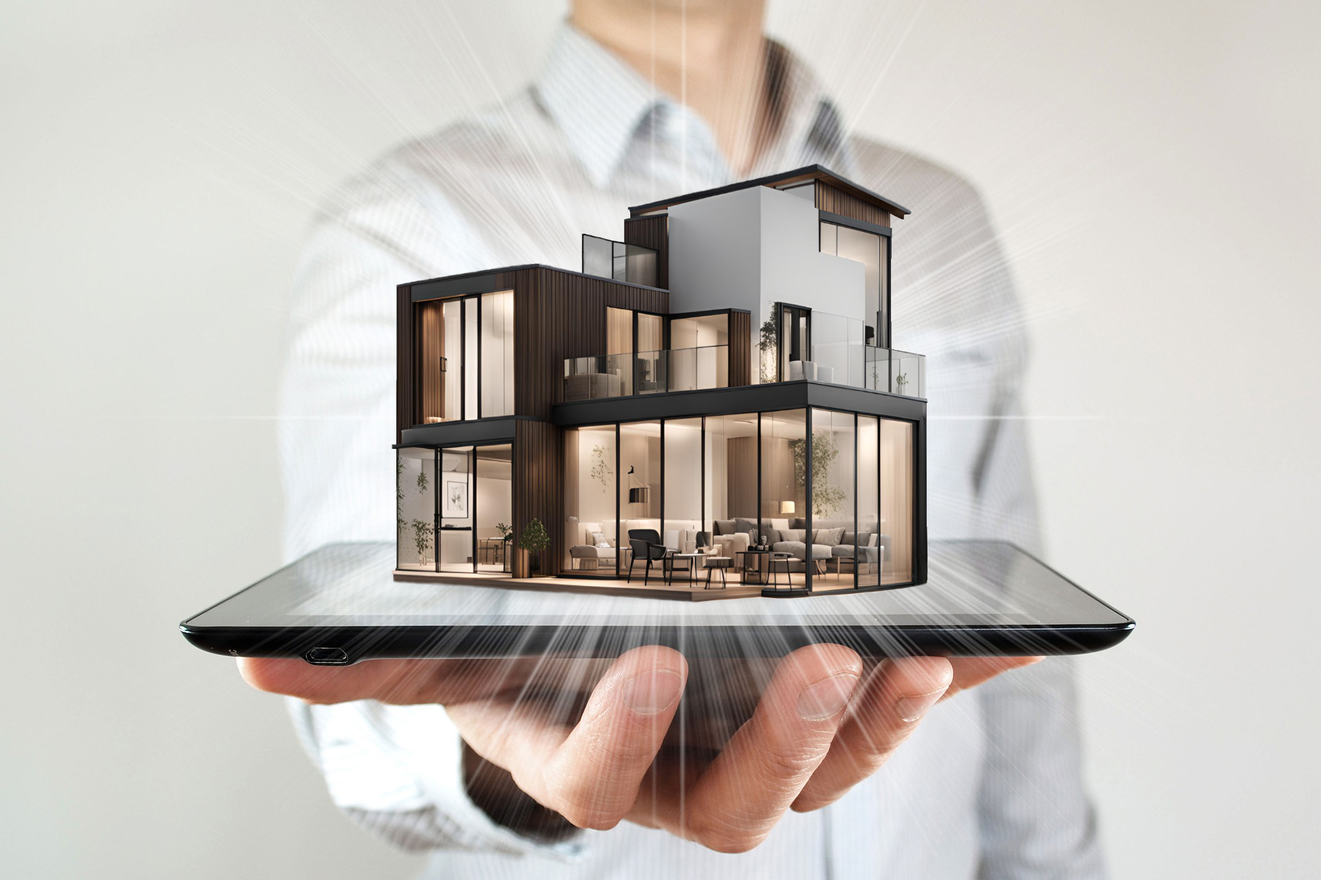 3D Building Design on Tablet